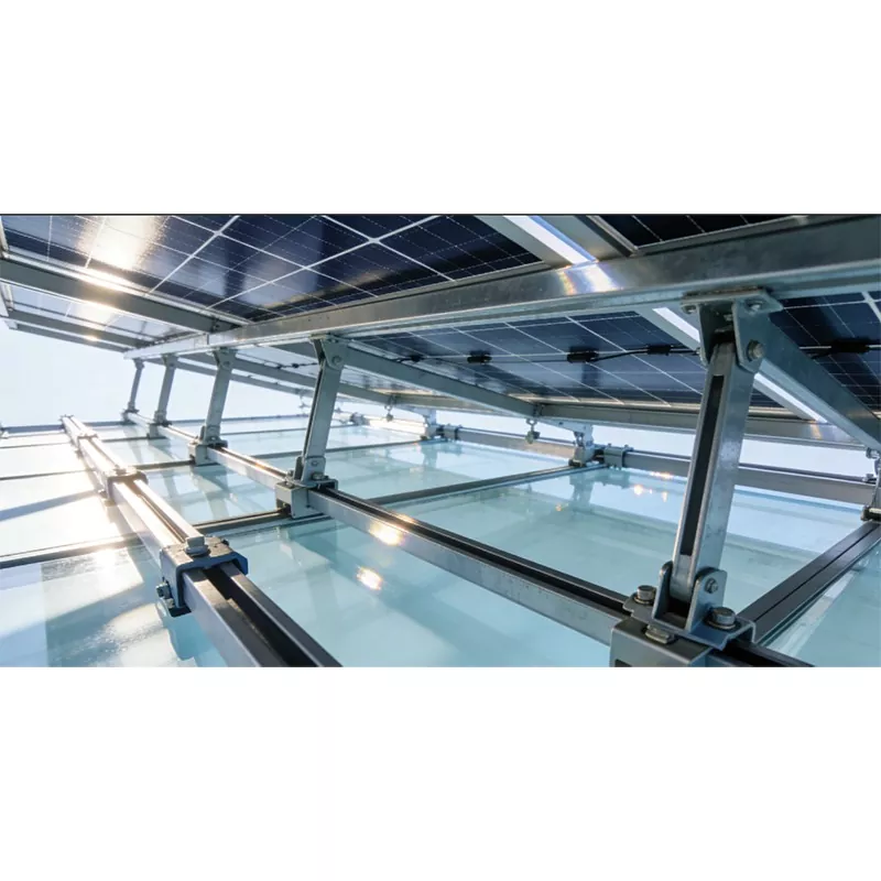 Sistema di montaggio per posto auto coperto fotovoltaico