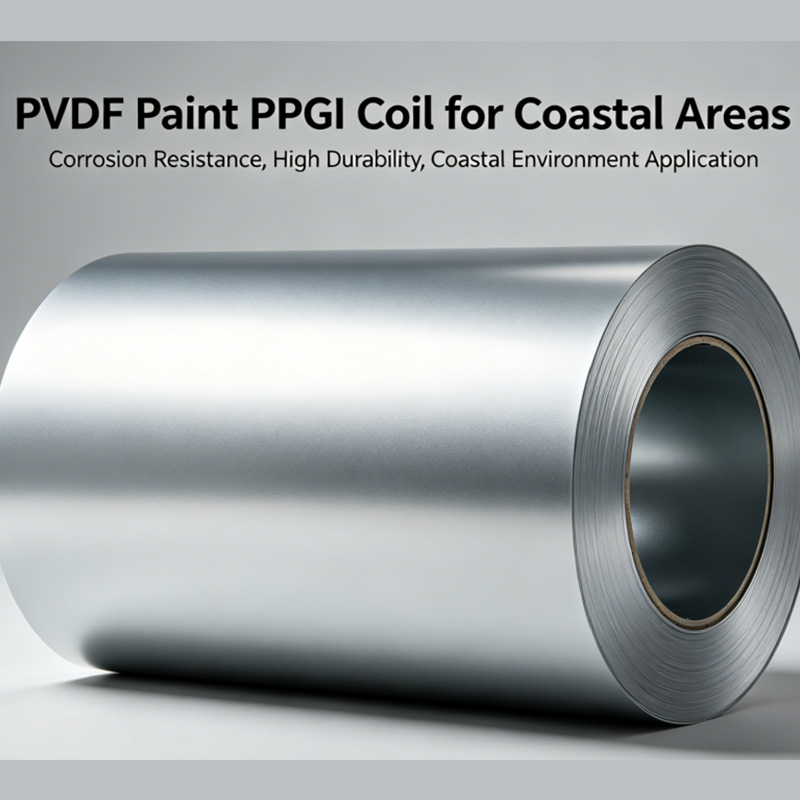 Bobina PPGI con vernice PVDF per aree costiere